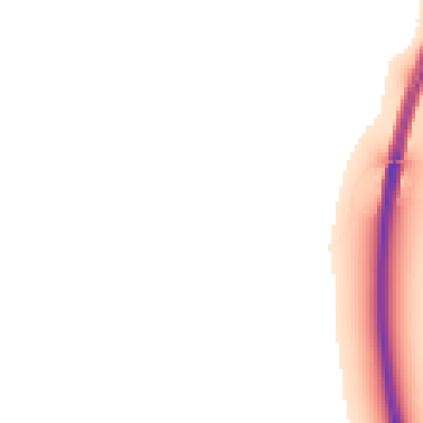 Night-time road noise heatmap for OX2 8QL