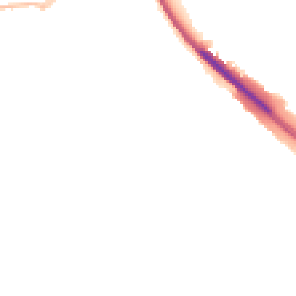Night-time road noise heatmap for OX2 9EP