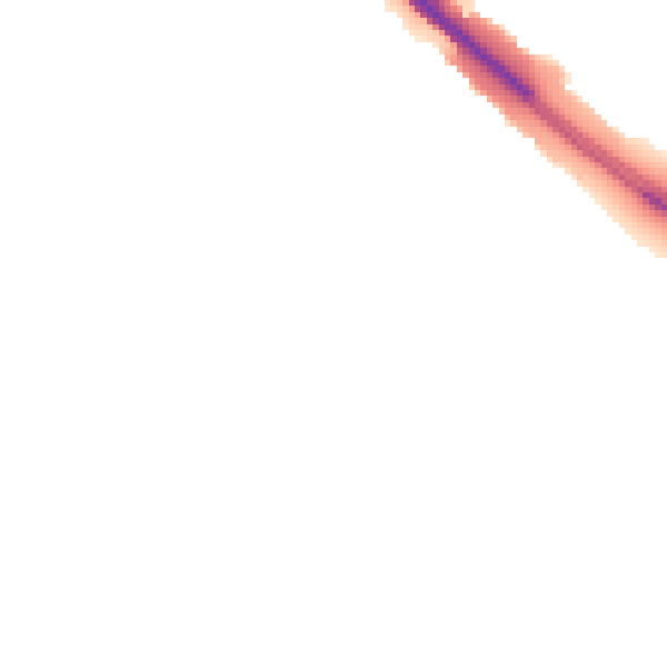Night-time road noise heatmap for OX2 9GS