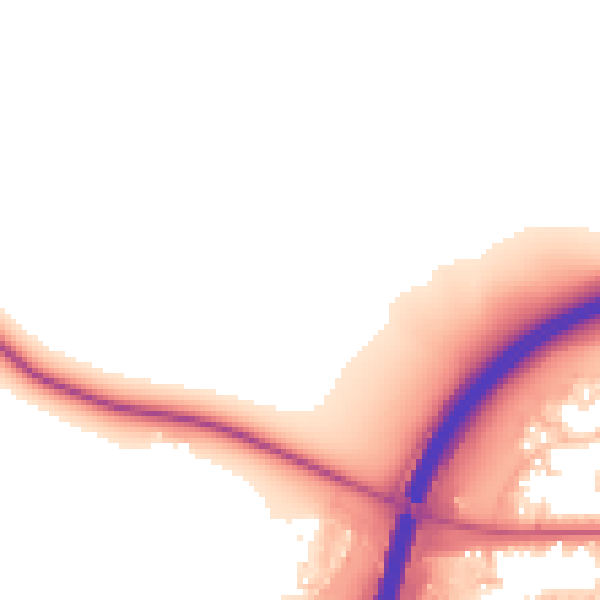 Daytime road noise heatmap for OX2 9NQ