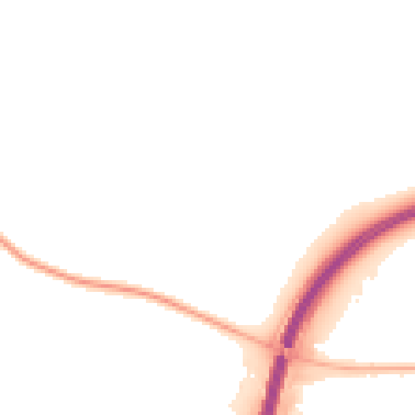 Night-time road noise heatmap for OX2 9NQ