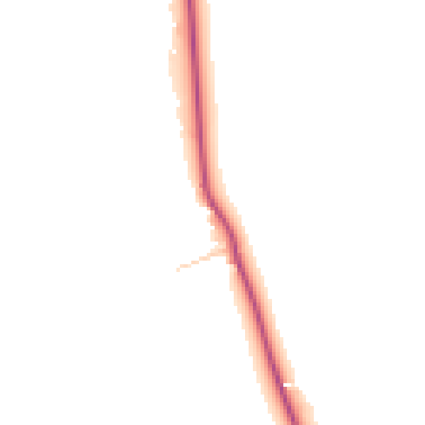 Daytime road noise heatmap for OX2 9NT