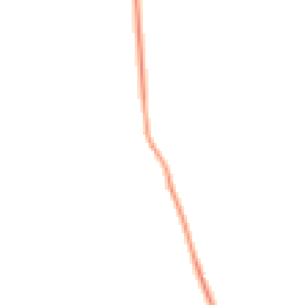 Night-time road noise heatmap for OX2 9NT