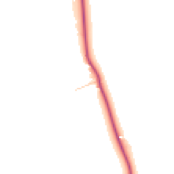Daytime road noise heatmap for OX2 9NU