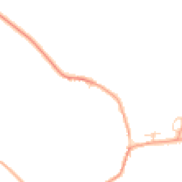Daytime road noise heatmap for OX44 7AW