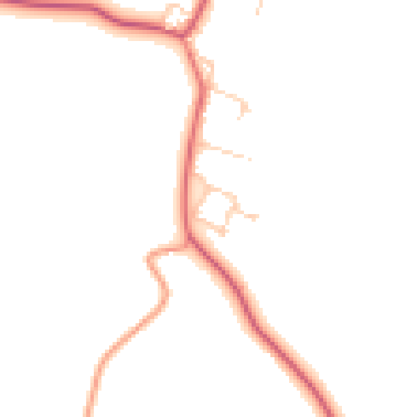Daytime road noise heatmap for OX44 7BE