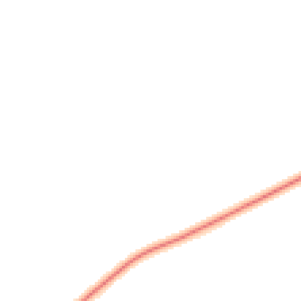 Night-time road noise heatmap for OX44 7HY
