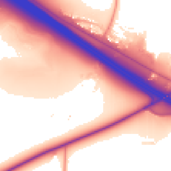 Daytime road noise heatmap for OX44 7JD