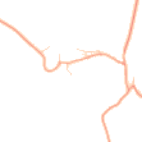 Daytime road noise heatmap for OX44 7JJ