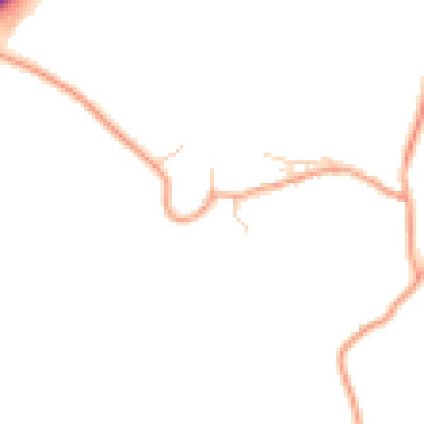Daytime road noise heatmap for OX44 7JL