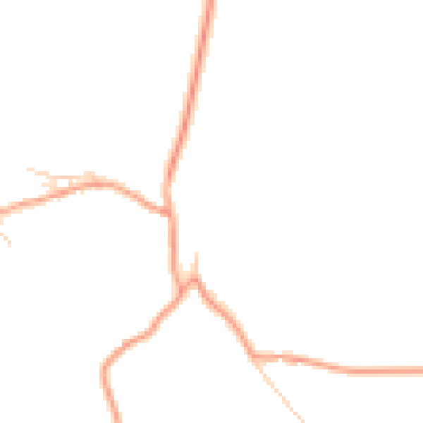 Daytime road noise heatmap for OX44 7JY