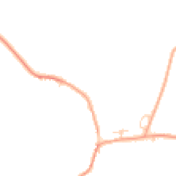 Daytime road noise heatmap for OX44 7NH