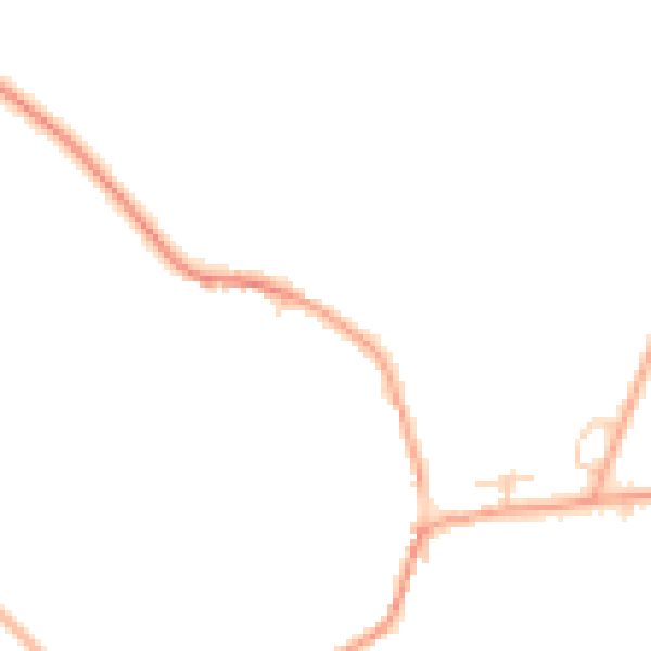 Daytime road noise heatmap for OX44 7NQ