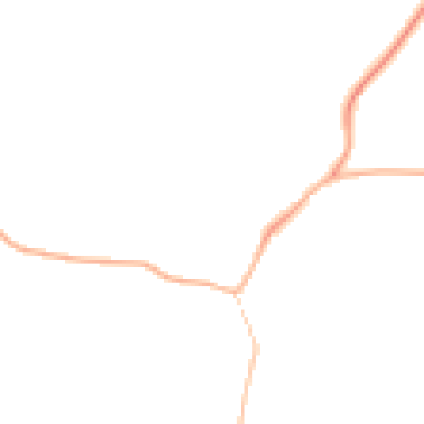 Night-time road noise heatmap for OX44 7TR