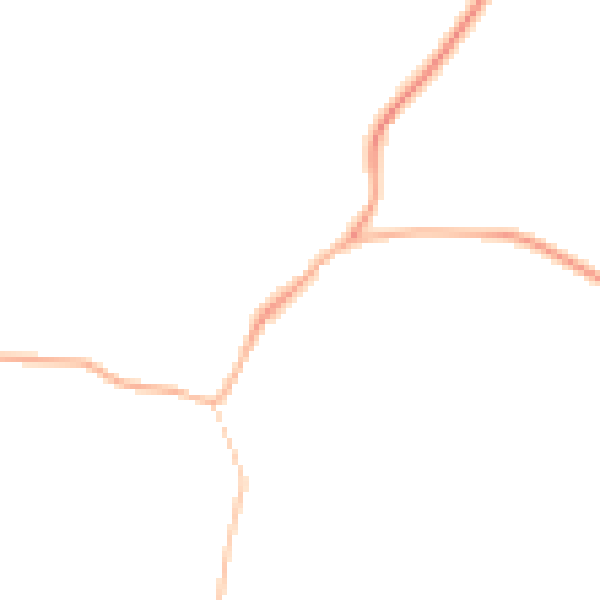 Night-time road noise heatmap for OX44 7TX