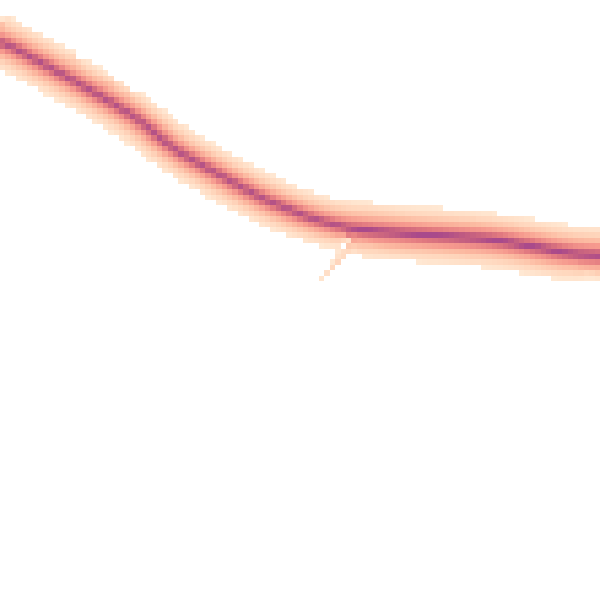 Daytime road noise heatmap for OX44 7UJ