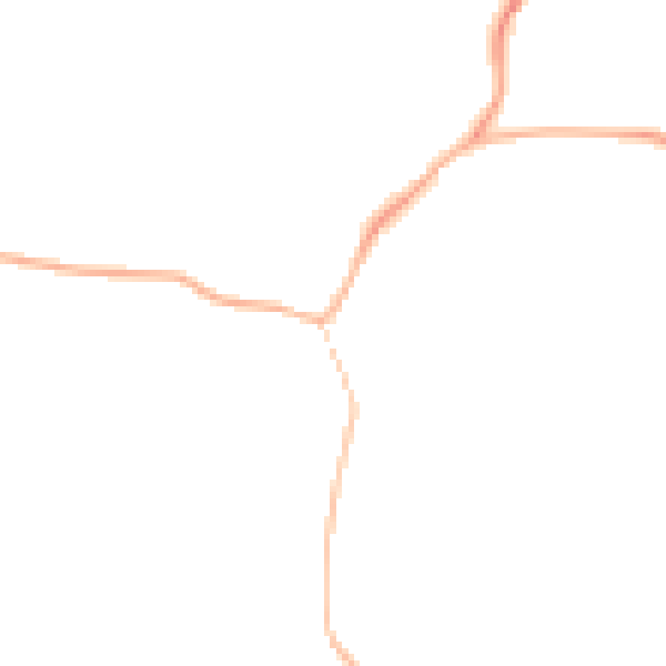 Night-time road noise heatmap for OX44 7UU