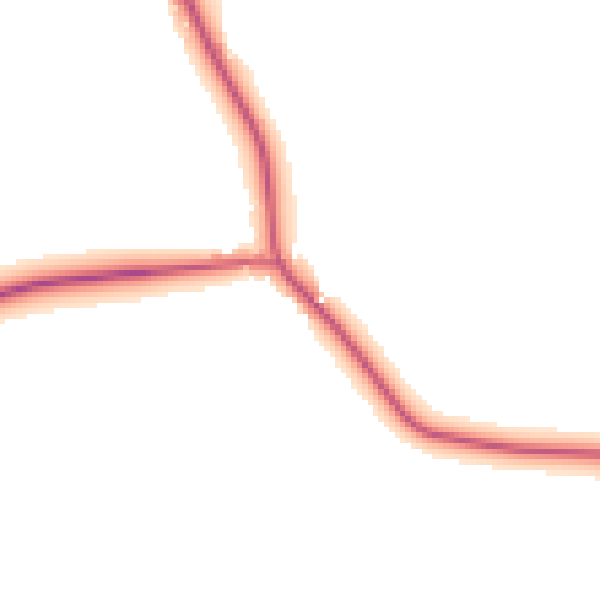 Daytime road noise heatmap for OX44 7UY