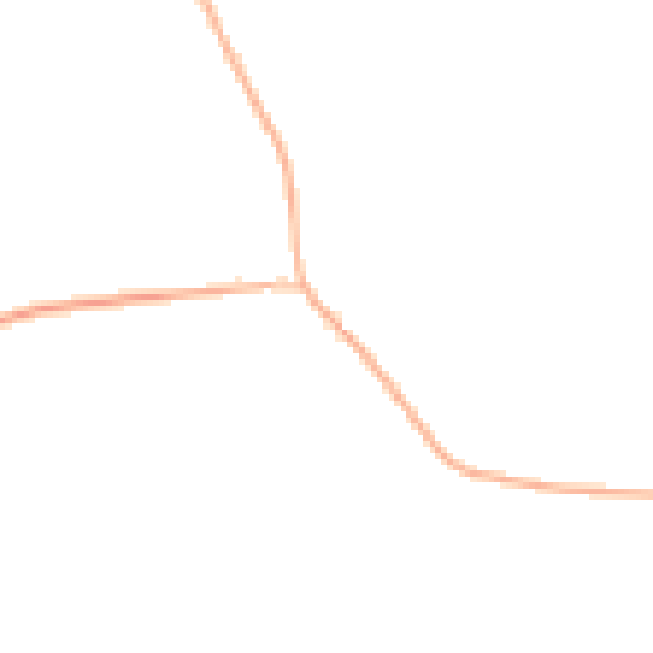 Night-time road noise heatmap for OX44 7UY