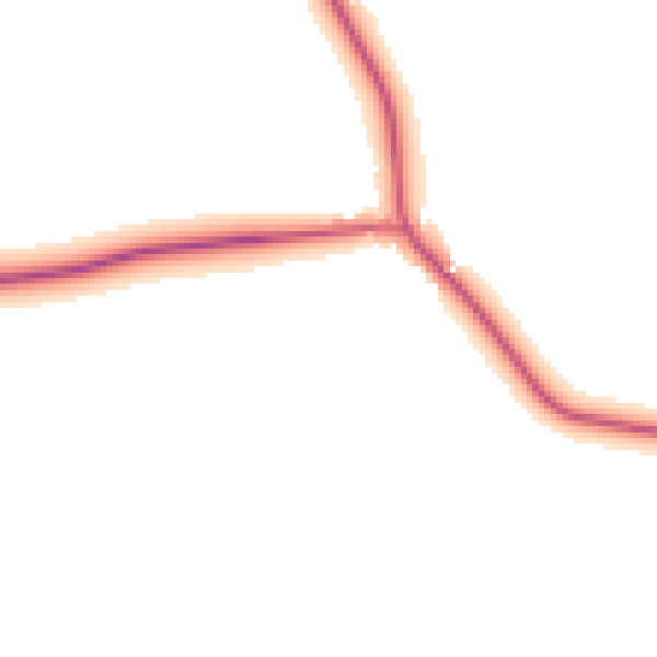 Daytime road noise heatmap for OX44 7UZ