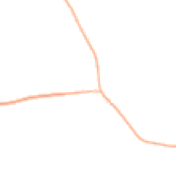 Night-time road noise heatmap for OX44 7XB