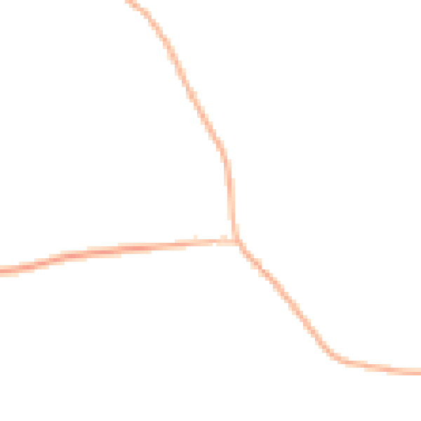 Night-time road noise heatmap for OX44 7XE