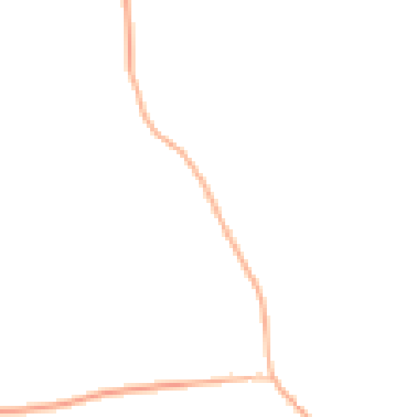 Night-time road noise heatmap for OX44 7XF