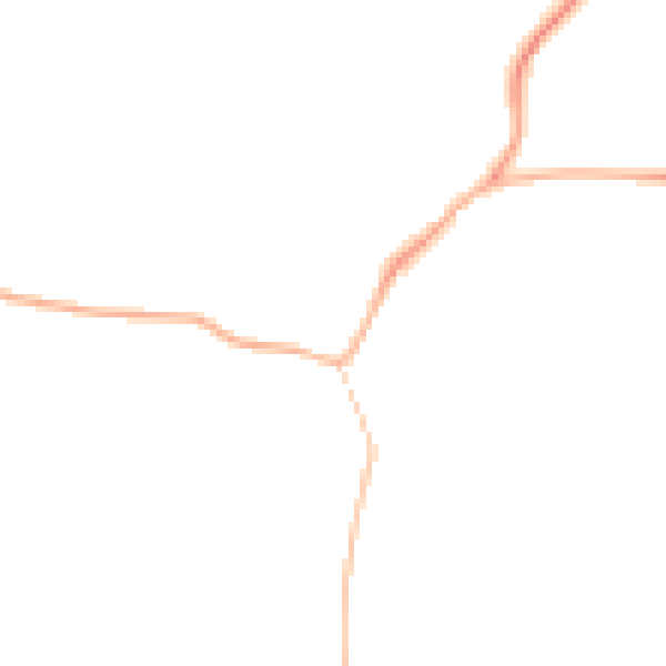 Night-time road noise heatmap for OX44 7XR