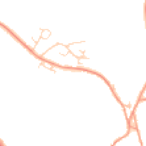 Daytime road noise heatmap for OX44 9AD