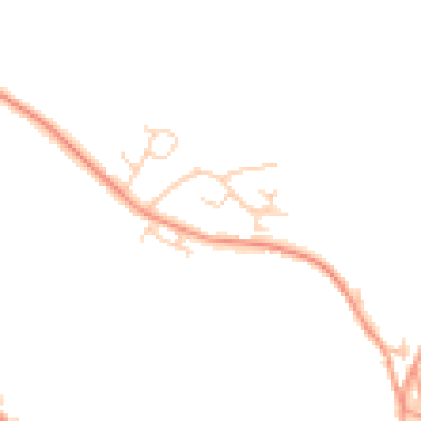 Daytime road noise heatmap for OX44 9AN