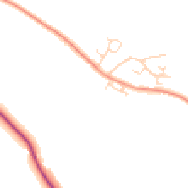 Daytime road noise heatmap for OX44 9AR