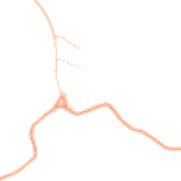 Daytime road noise heatmap for OX44 9EG