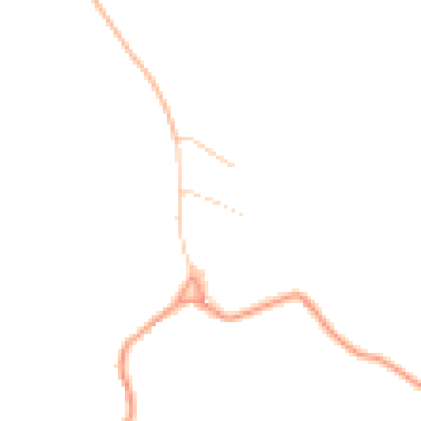 Daytime road noise heatmap for OX44 9HA