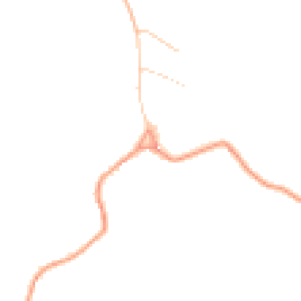 Daytime road noise heatmap for OX44 9JZ