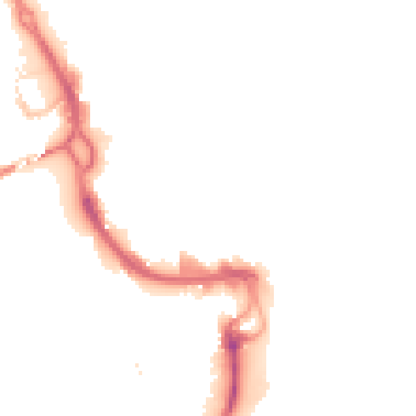 Night-time road noise heatmap for PE1 1DW