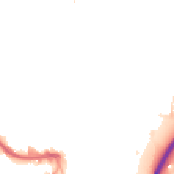 Night-time road noise heatmap for PE1 1GZ