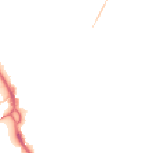 Night-time road noise heatmap for PE1 1RW