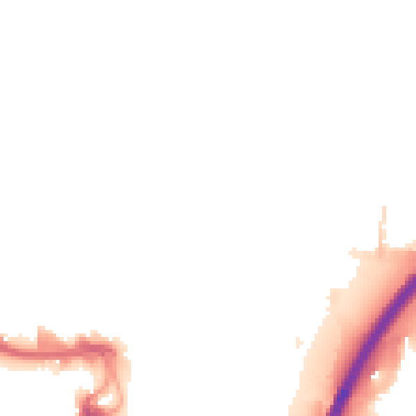 Night-time road noise heatmap for PE1 1UR