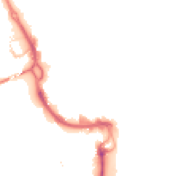 Night-time road noise heatmap for PE1 1XH