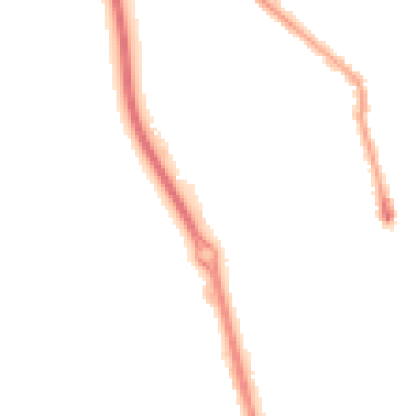 Night-time road noise heatmap for PE1 2AJ