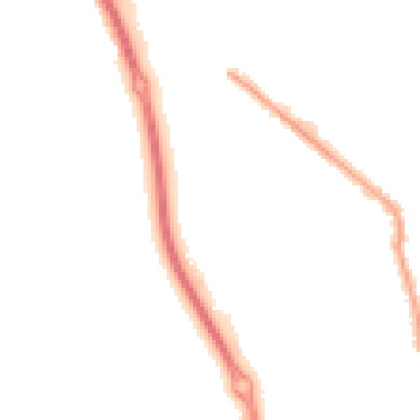 Night-time road noise heatmap for PE1 2DL
