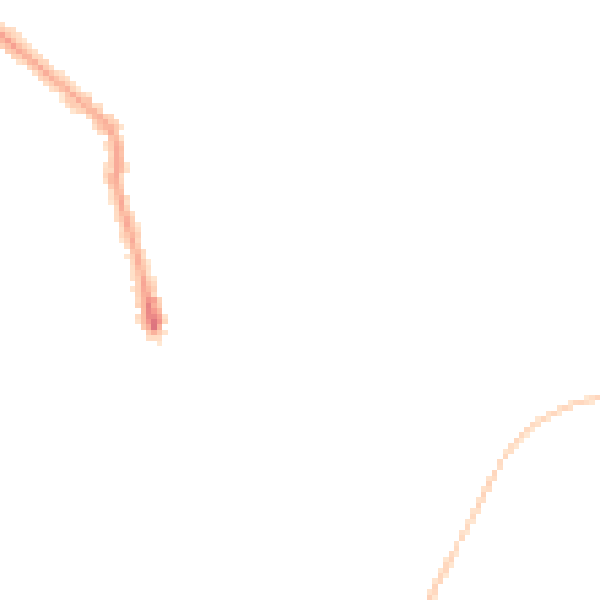 Night-time road noise heatmap for PE1 2QZ