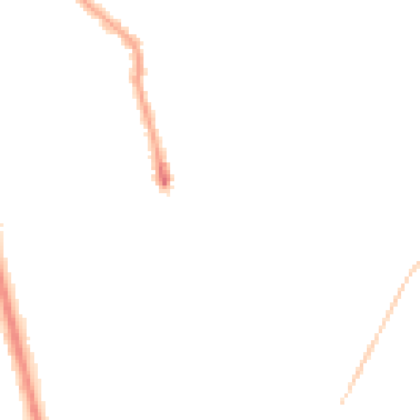 Night-time road noise heatmap for PE1 3AD