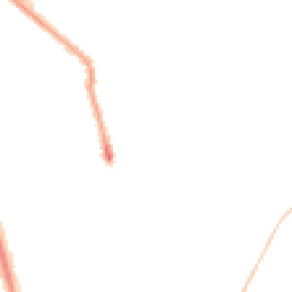 Night-time road noise heatmap for PE1 3AE