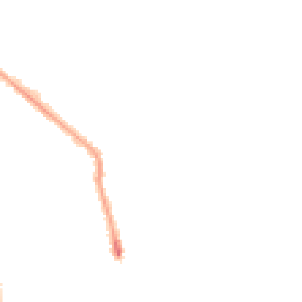 Night-time road noise heatmap for PE1 3FP