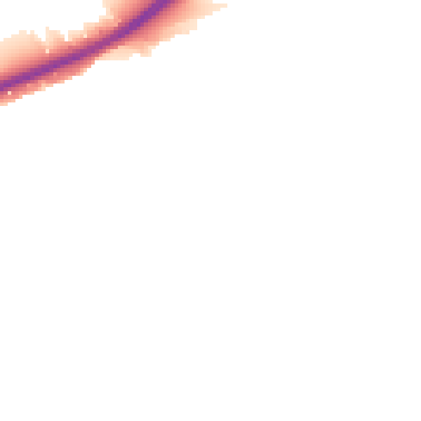 Night-time road noise heatmap for PE1 3JX
