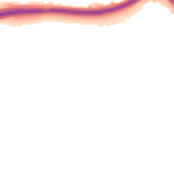 Night-time road noise heatmap for PE1 3SQ
