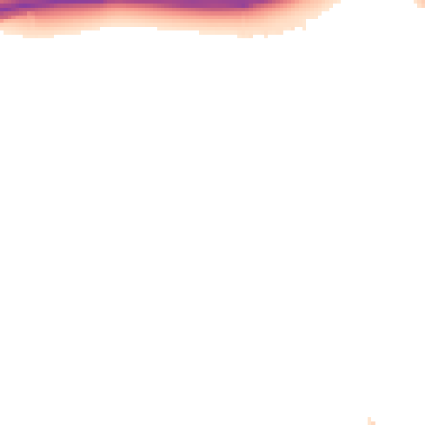 Night-time road noise heatmap for PE1 3SR