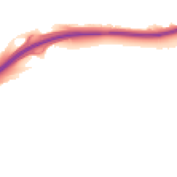 Night-time road noise heatmap for PE1 3XW