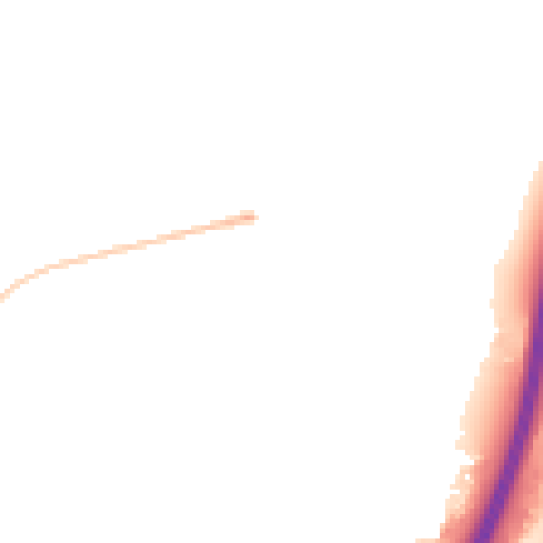 Night-time road noise heatmap for PE1 4FR